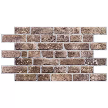 панель ПВХ Стандарт Ретро коричневая 951х495х0,4 мм