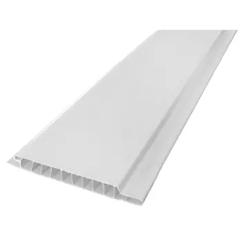 панель ПВХ Вагонка белая матовая 3000х100х9мм