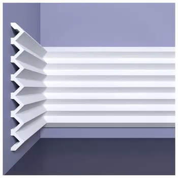 панель стеновая BELLO-DECO СП 11/2 20х200х2000мм полимер(xps) белая, арт. 00-00106080