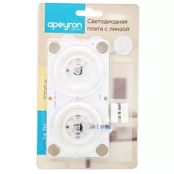 панель светодиодная APEYRON SMD 24Вт IP20 80Лм 2700К