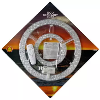 панель светодиодная SMD БАЛТИЙСКИЙ СТИЛЬ 100Вт 12000Лм 3000-6500K с пультом ДУ