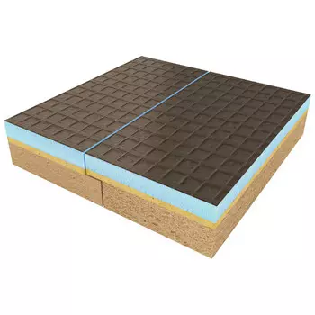 панель звукоизоляционная Ruspanel RPG Comfort+ 1250х595х33 мм с односторонней армир, кромка четверть