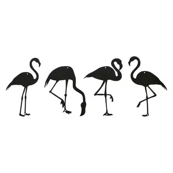 панно GALA Фламинго 380х254х1,5мм черный металл
