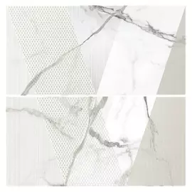 панно настенное 63х63 ARABESCATO Bianco, белое