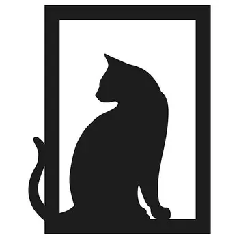 панно садовое модульное Кошка 2