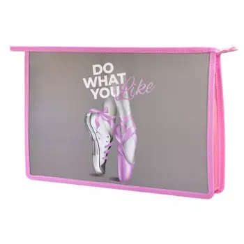 папка для тетрадей Будь разной А4 на молнии