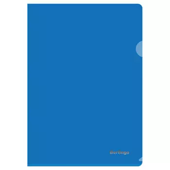 папка-уголок Berlingo А4 180мкм синяя