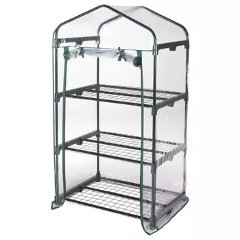 парник переносной MAXITERRA 69х49х125см 3 полки ПВХ