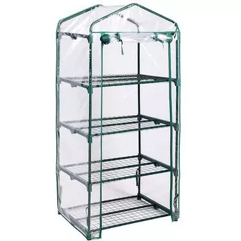 парник переносной MAXITERRA 69х49х160см 4 полки ПВХ