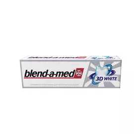 паста зубная BLEND-A-MED 3D White Трехмерное отбеливание, 100 мл