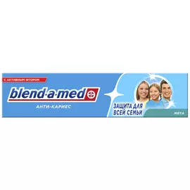 паста зубная BLEND-A-MED Анти Кариес Мята 100мл