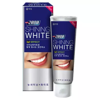 паста зубная KERASYS Dental Clinic 2080 Сияющая белизна 100г
