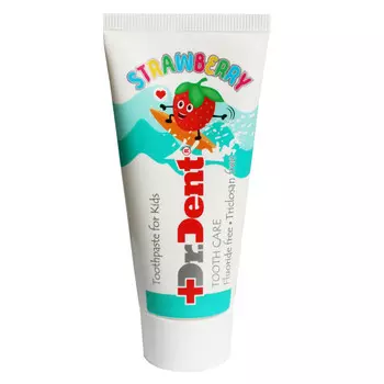 паста зубная DR.DENT Kids Strawberry 75г