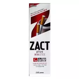 паста зубная LION Zact Отбеливающая для курящих, 150 г