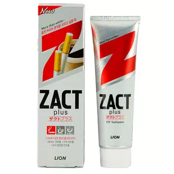 паста зубная LION Zact отбеливающая для курящих 150г