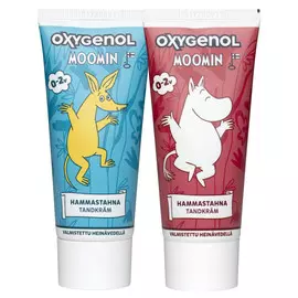 паста зубная OXYGENOL MOOMIN 0-2 лет с фтором и ксилитолом детская 50 мл