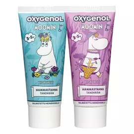 паста зубная OXYGENOL MOOMIN Клубника 3-5 лет с фтором и ксилитолом детская 50мл