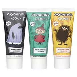 паста зубная OXYGENOL MOOMIN Тути-фрути 3-5 лет с фтором и ксилитолом детская 50мл