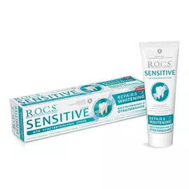 паста зубная R.O.C.S. Sensitve Восстановление и отбеливание для чувствительных зубов, 94 г