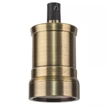 патрон электрический NAVIGATOR E27 метал черненая бронза