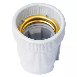 патрон DORI E27 керамический бежевый