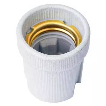 патрон DORI E27 керамический бежевый