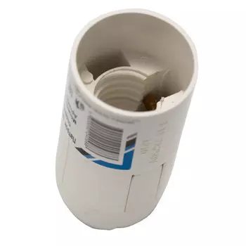 патрон Е14 подвесной белый