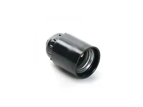 патрон Е27 карболитовый подвесной 250В 4А (чёрный)