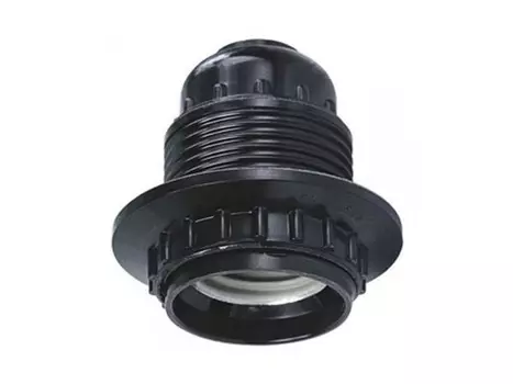 патрон Е27 люстровый черный