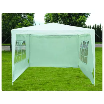 павильон садовый 300х300х245см со стенками белый