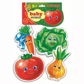 пазлы мягкие Овощи