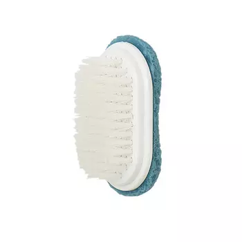 пемза педикюрная LEI с щеткой пластик