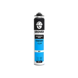 пена монтажная GROVER DIY45 профессиональная всесезонная 750мл, арт.4742232005175