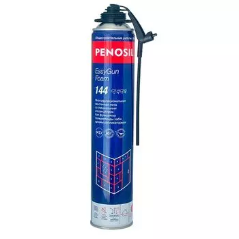 пена монтажная PENOSIL EasyGun Foam 144 всесезонная с адаптером 750мл, арт.A1628Z