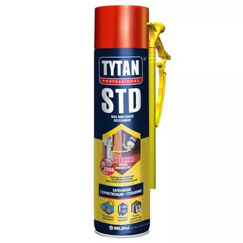 пена монтажная TYTAN Professional STD ERGO всесезонная 500мл, арт.16418