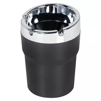 пепельница пластик черный