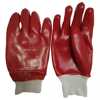 перчатки х/б с ПВХ обливом Гранат 10 р-р