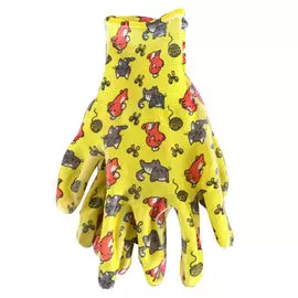 перчатки Пушистики полимерное покрытие L