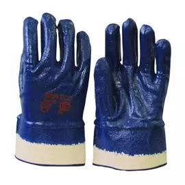 перчатки с нитриловым покрытием манжет-крага XL