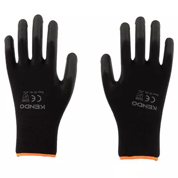 перчатки с полиуретановым покрытием KENDO размер L черный