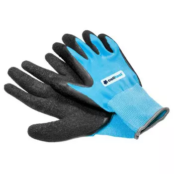 перчатки садовые CELLFAST полиэстер латекс размер M