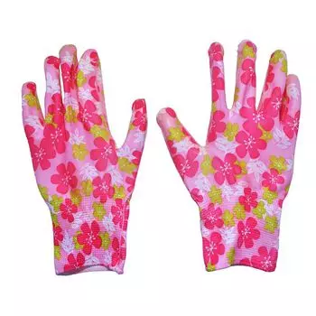 перчатки садовые UGO LOKS полиэстер нитрил размер M