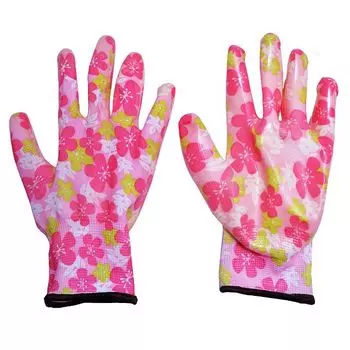 перчатки садовые UGO LOKS полиэстер нитрил размер L