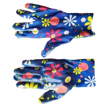 перчатки садовые UGO LOKS полиэстер нитрил размер M