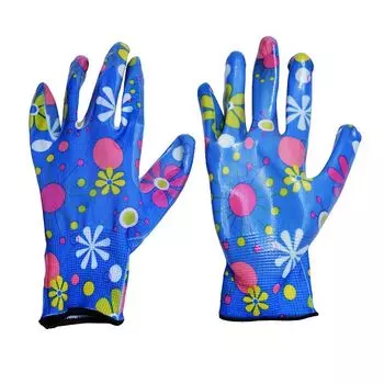 перчатки садовые UGO LOKS полиэстер нитрил размер L