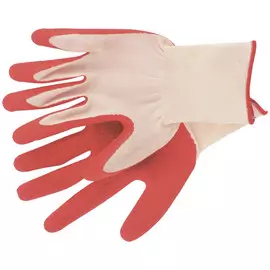 перчатки СИБРТЕХ полиэфирные латексное рельефное покрытие