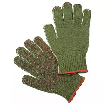 перчатки усиленные HONEYWELL RGT899V-10 х/ б с ПВХ размер XL зеленые