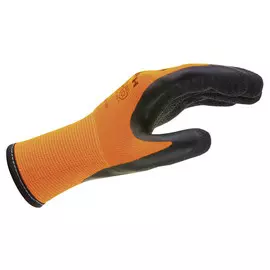 перчатки утепленные WURTH полиэстер латекс размер L оранжевые