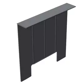 перегородка-сифон к дождеприемнику 300х300мм пластиковая