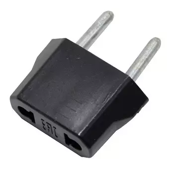 переходник 1 гнездо Реальная Электрика 6А черный